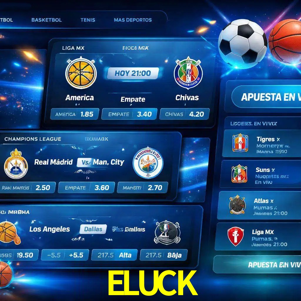 Mercados de apuestas deportivas ELUCK para jugadores en México