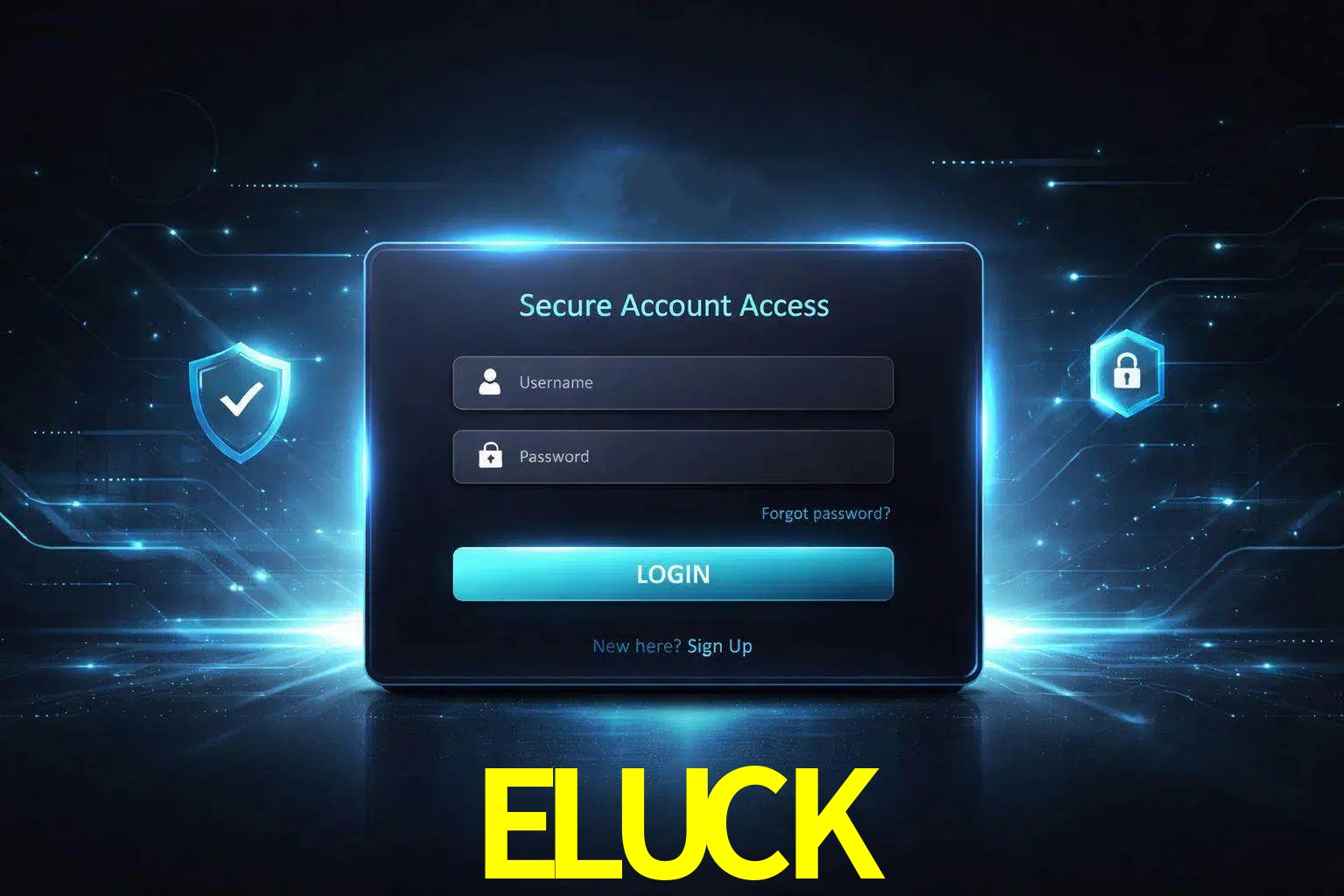 Pantalla de inicio de sesión de cuenta ELUCK para usuarios en México