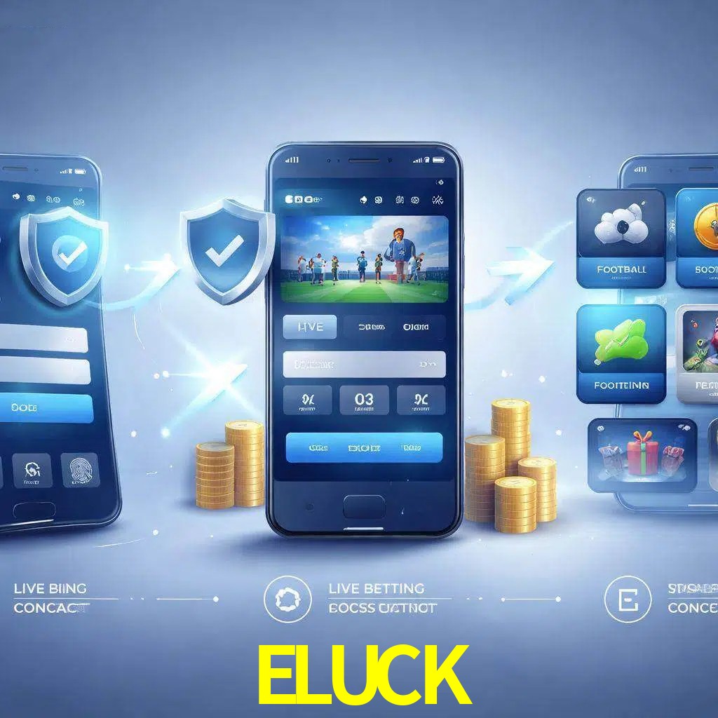 Pasos de acceso a la app ELUCK en pantalla de teléfono móvil